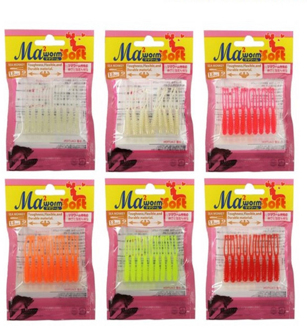 마리아 씨몽키 한국형 볼락 소프트 웜, 씨몽키1.8인치S/KRG, 1개