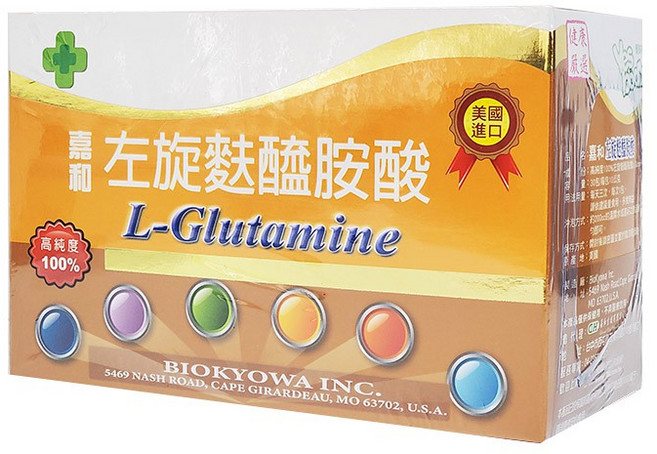 嘉和 左旋麩醯胺酸 L-Glutamine (30包/盒), 1個