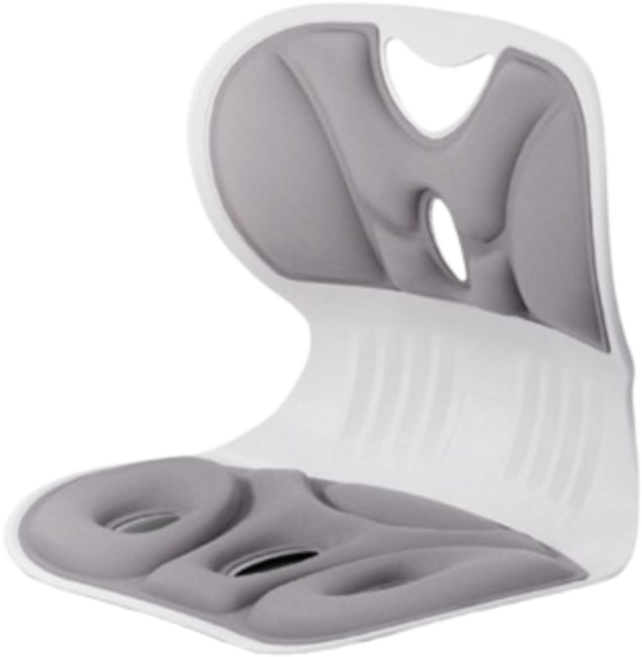 자세교정체어 좌식의자 등받이 편한 자세교정의자, 1개, 대형