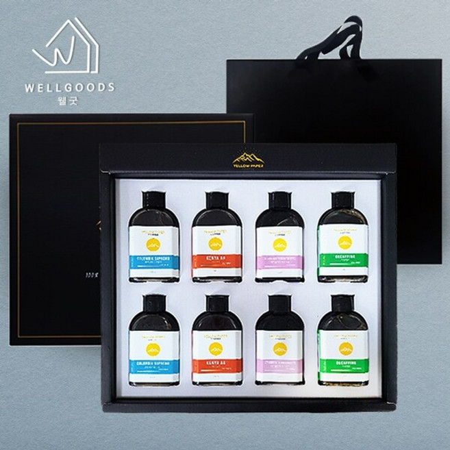 [웰굿]콜드브루 커피 선물세트 1호(콜롬2 케냐2 에티2 디카2), 8개, 단품