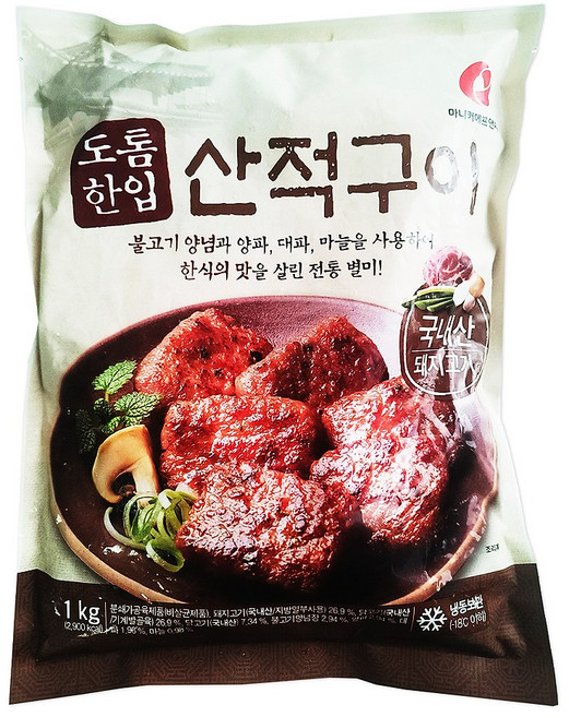 [마니커에프앤지] 도톰한입산적구이 1kg, 1개