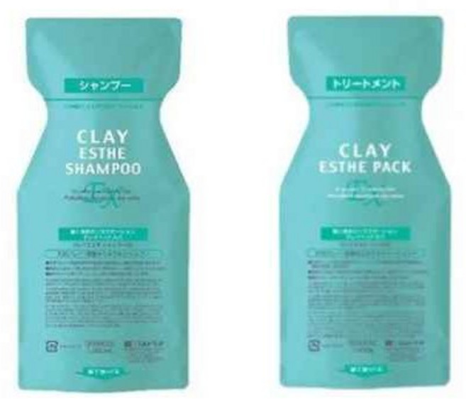 몰토베네 클레이 에스테 EX 샴푸 + 팩 1000ml 세트, 1개, 1L