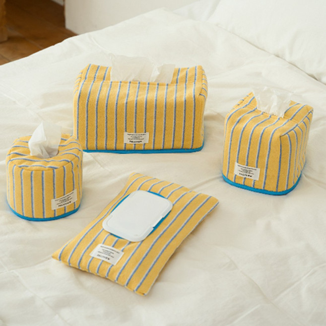 테리 티슈케이스 4type, 핑크