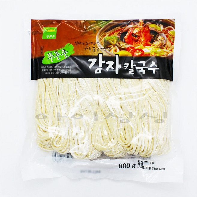 [아이싱싱]미농 푸른촌 감자칼국수, 800g, 5개