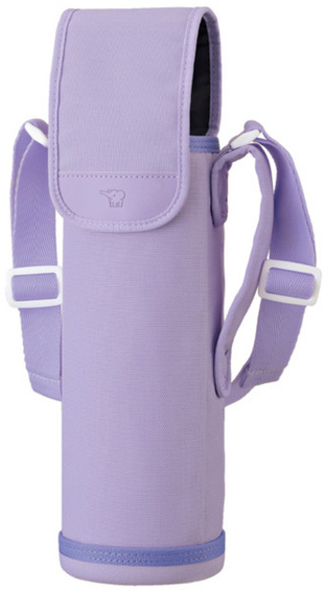 ZOJIRUSHI 象印 不鏽鋼 950ml 水瓶 肩背帶 含姓名牌 MC-EA05, 1個, 紫色
