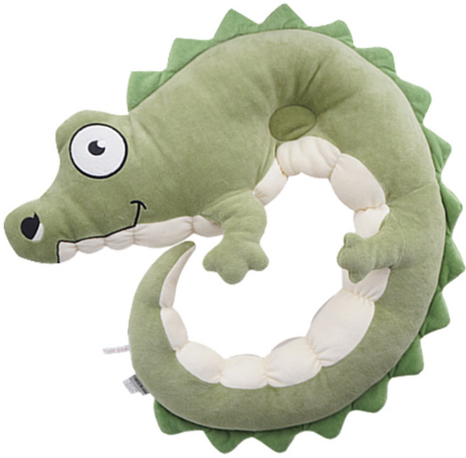 아꼬모베베 애착 필로우 짱구베개, 악어, 1개