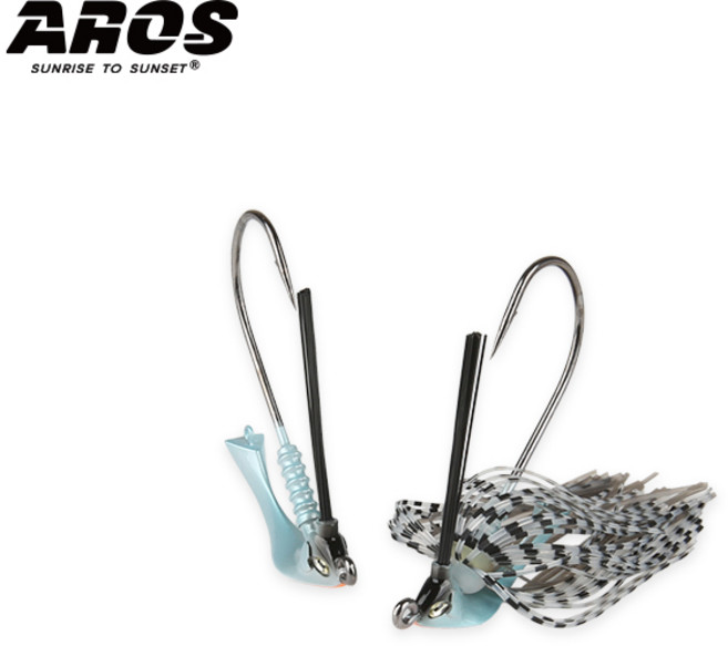 아로스 로간스위머 1/2oz 로간지그 스윔지그 러버지그 지그헤드 하드베이트, #04 GREEN PUMPKIN 1/2oz, 1개