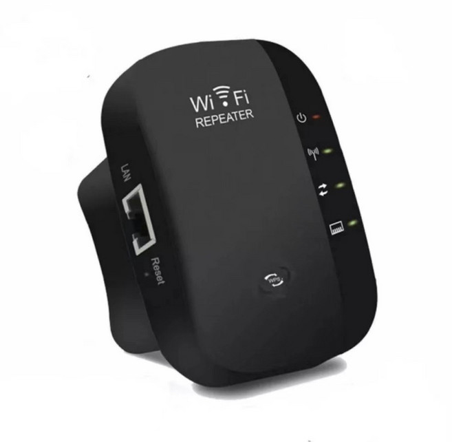 Wi-Fi Repeater 訊號放大器, 3009-黑色, 黑色