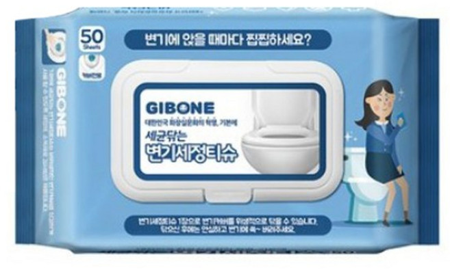 기본에 세균닦는 변기세정티슈 50매, 1개