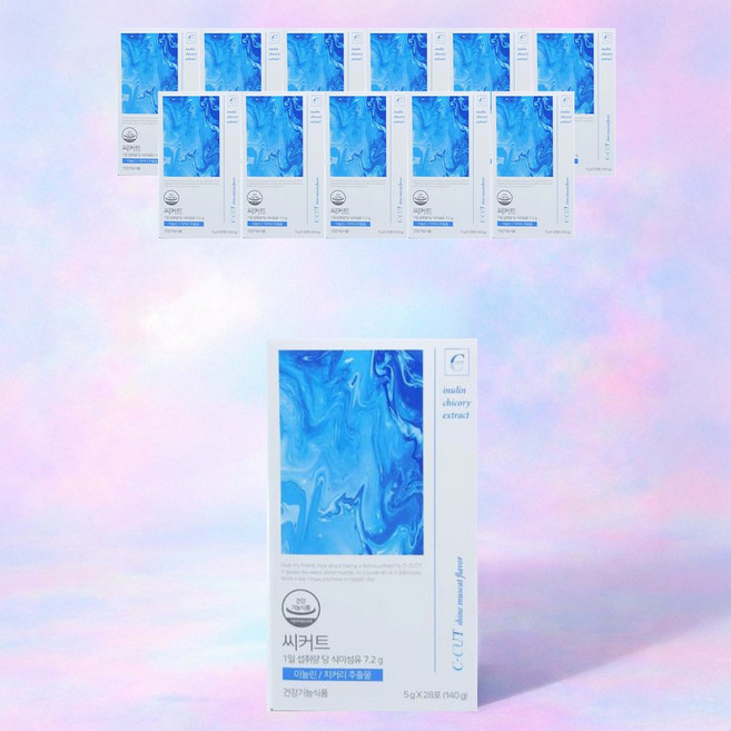 씨커트 겟비너스 효능 혈당 억제 콜레스테롤, 140g, 12개