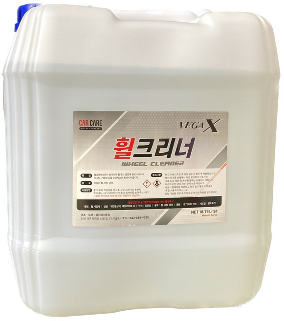 파이씨스통상 뉴휠크리너 말통 대용량, 1개, 18.75L