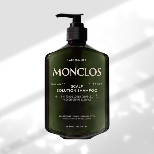 [판매종료] 몽클로스 리밸런싱 스칼프 솔루션 샴푸 펌프포함, 1개, 500ml
