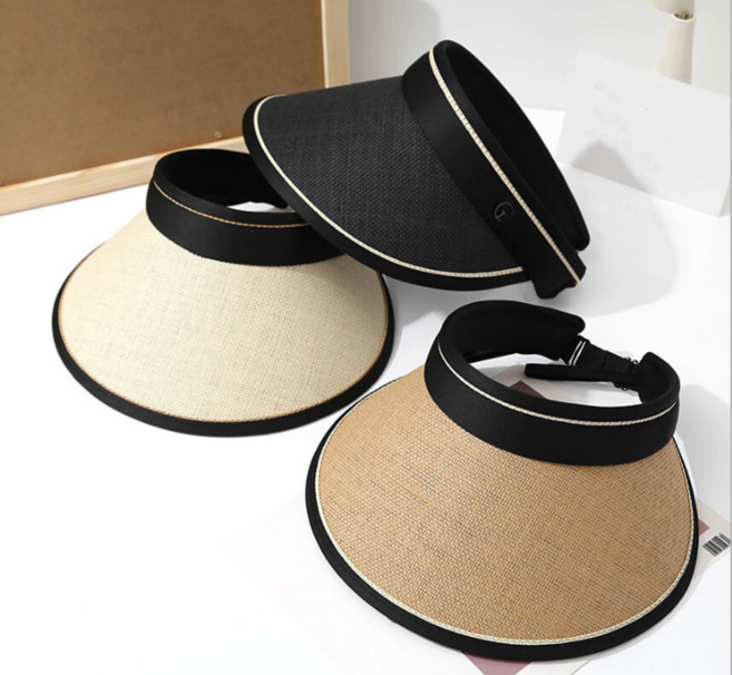 제트리 얼굴 소멸 라탄 썬캡 12.5CM 휴대용 자외선 차단