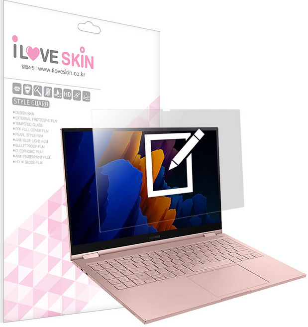 알럽스킨 갤럭시북 플렉스2 15인치 종이질감 액정보호필름 NT950QDA NT950QDZ, 1개