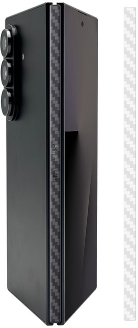 폴드 투명 카본패턴 힌지 보호필름, 2개