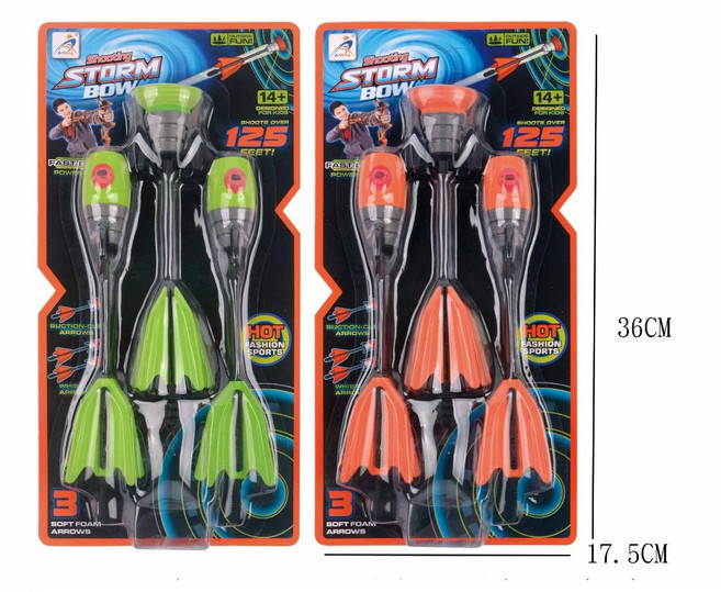 佳佳玩具 軟彈弓 風暴弓 兒童射擊遊戲, 1個, 箭補充包(顏色隨機)