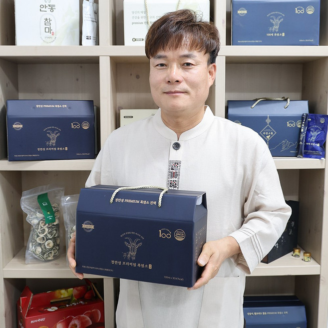 정만성 프리미엄 흑염소즙 진액 엑기스 82% (안동마 햄프씨드함유), 120개, 100ml