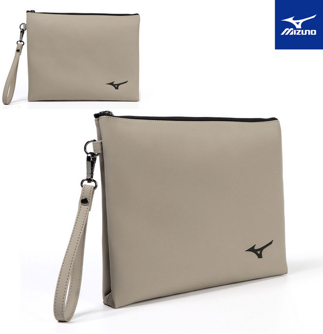 미즈노 어반 클러치백 파우치백 손가방 5LKP250100, 카키, 1개