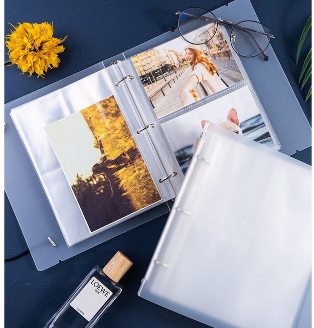 프박 바인더 엽서 2포켓 포토 포카 앨범 사진, 25장