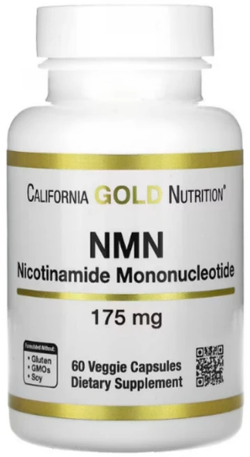 CGN NMN 엔엠엔 175mg 60베지캡슐 1통 니코틴 아마이드 NAD NAM NR, 60정 - 쿠팡