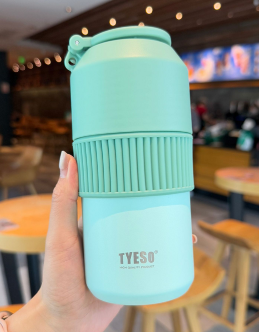 케어템 아이스 캔 쿨러 휴대용 페트병 보냉홀더, 1개, 500ml, 그린