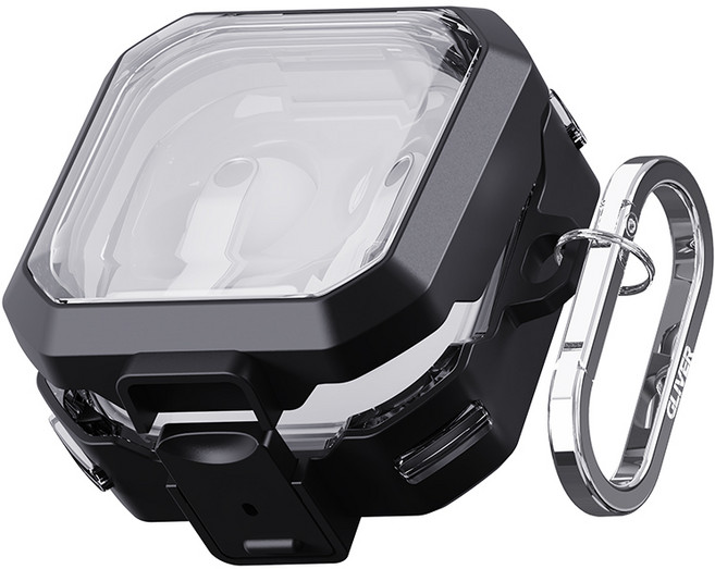 버즈4 프로 케이스 락가드 잠금 분실방지 보호 커버, 1개, 블랙, 버즈4/버즈4프로