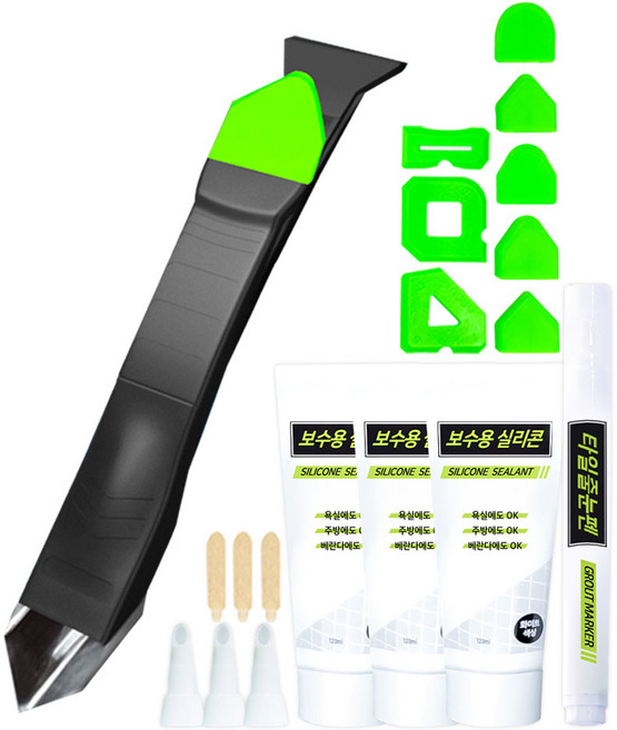 쇼킹마스터 실리콘 다용도 보수용품 세트, 1세트