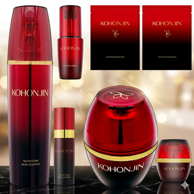 고혼진 이노크림 +스킨 에센스 + 여행용 크림 + 여행용 에센스 + 여행용 앰플 + 마스크팩2매, 1세트