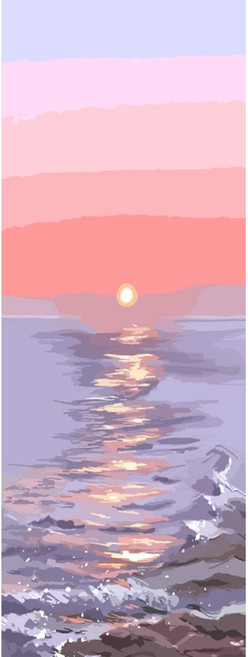 논슬립 접으식 요가매트 홈트 휴대용 초슬림1.5mm, 1개, 유화Y05