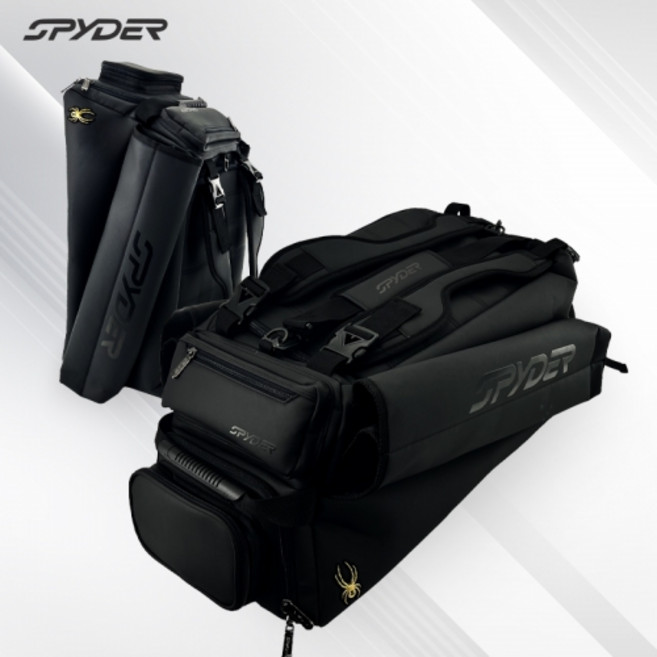 SPYDER 스파이더 프라임 하이브리드 야구백팩 (블랙), 1개, 블랙