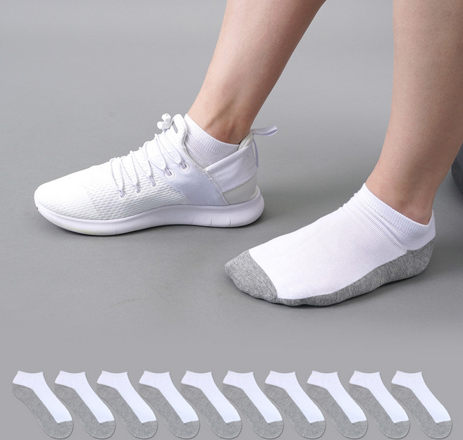 가나양말 고급 무지 발목양말 10켤레 남자 여자 학생 교복 유니폼 깔끔한 양말