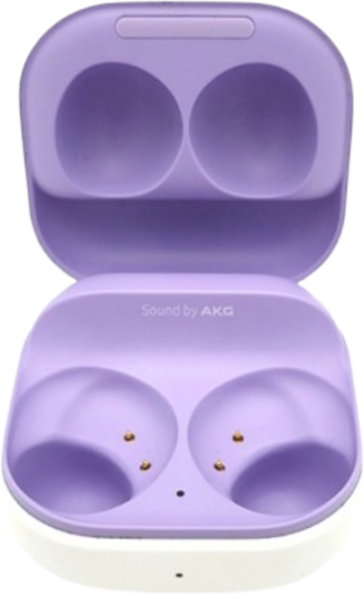 삼성 갤럭시 버즈2 라벤더 본체 충전기 정품 중고SM-R177, 삼성 갤럭시 버즈2 본체 충전기 SM-R177