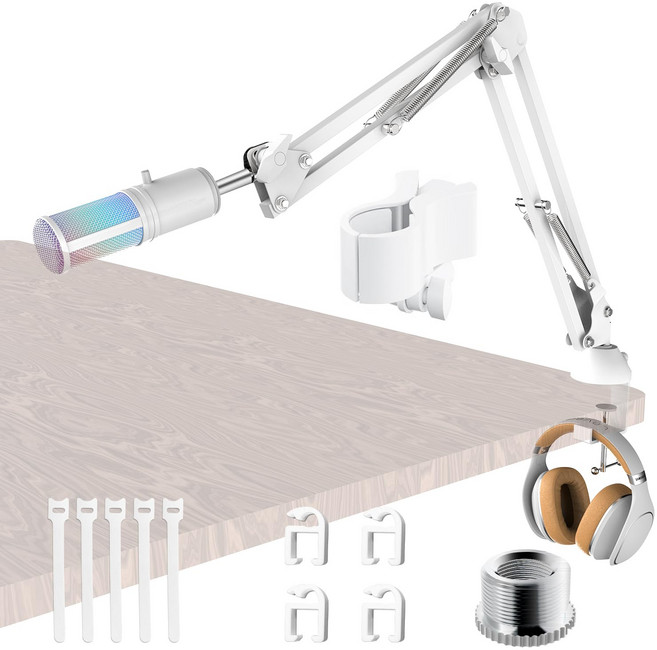 QuadCast S HyperX & QuadCast S-RGBUSB 붐 암 마이크 스탠드 QuadCast도 대응 가능, 1개