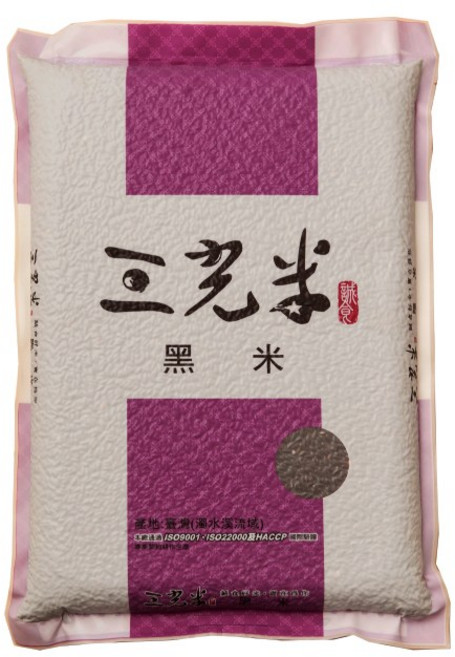 三光米 黑米 3kg, 1個, 黑米3kg