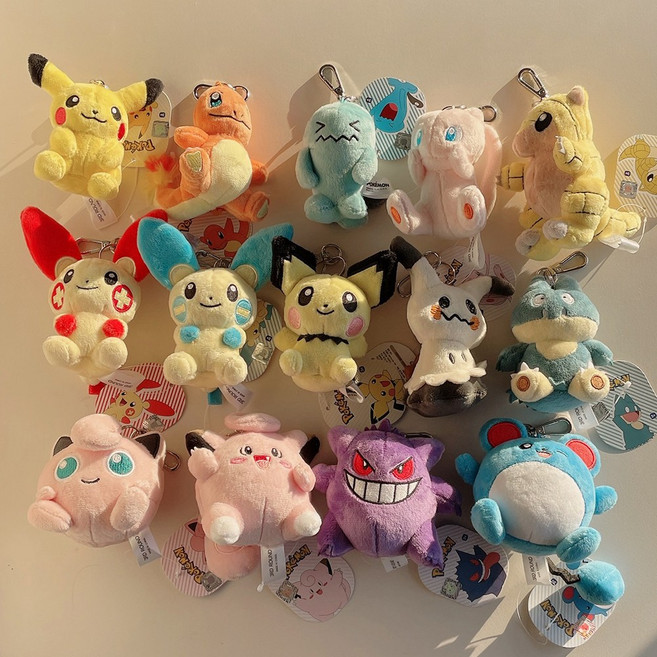 (정품) 미니 포켓몬 인형 키링