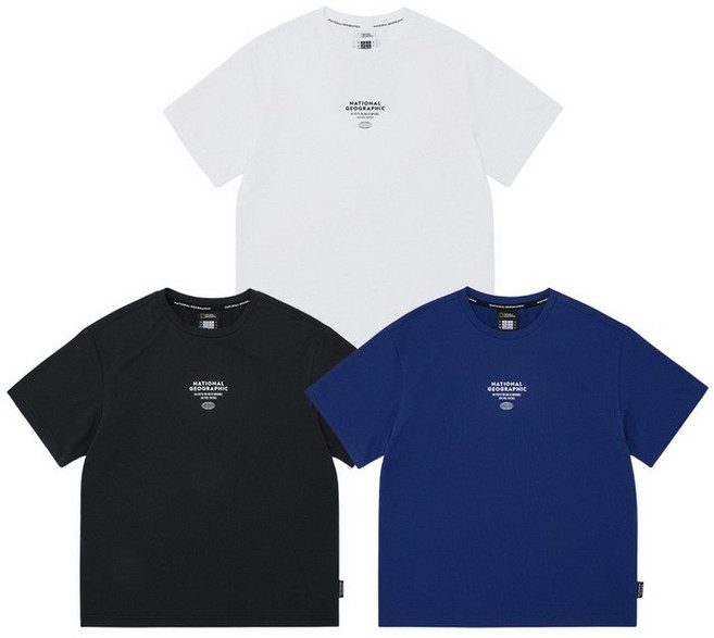 내셔널지오그래픽 키즈 K252UTS911 프로즌 메쉬 반팔 3종택 1 531256