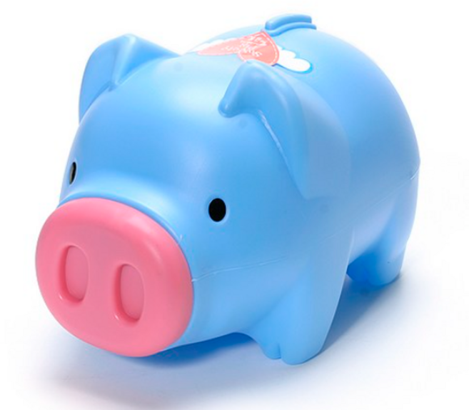 팬시 청색 돼지저금통(대)