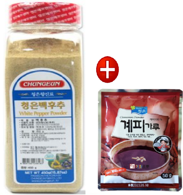 [청은] 백후추(통) 450g 구매시 [청은] 계피가루 50g 증정, 1개