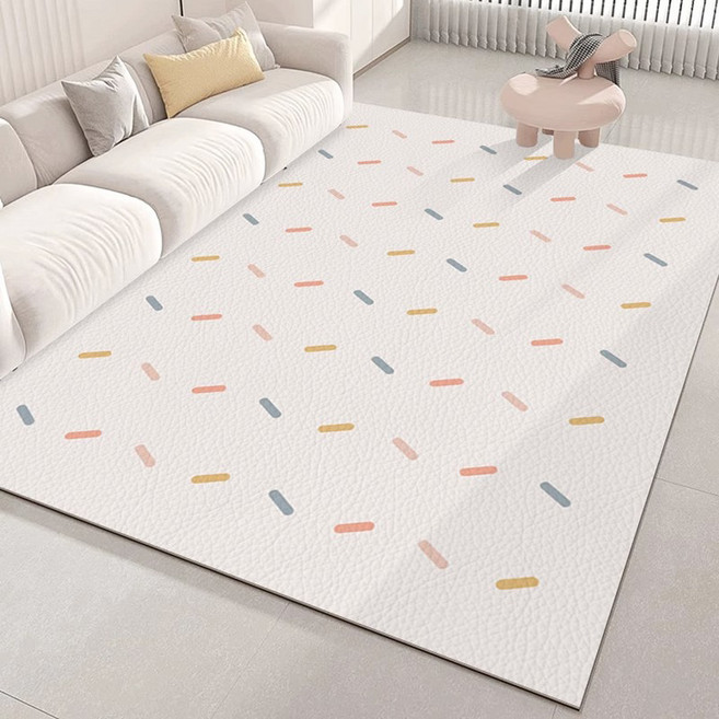 방수 미끄럼방지 애견매트 5mm 대형 발코니 베란다 거실 복도 강아지 방수매트, 1개, FL001-멀티 컬러