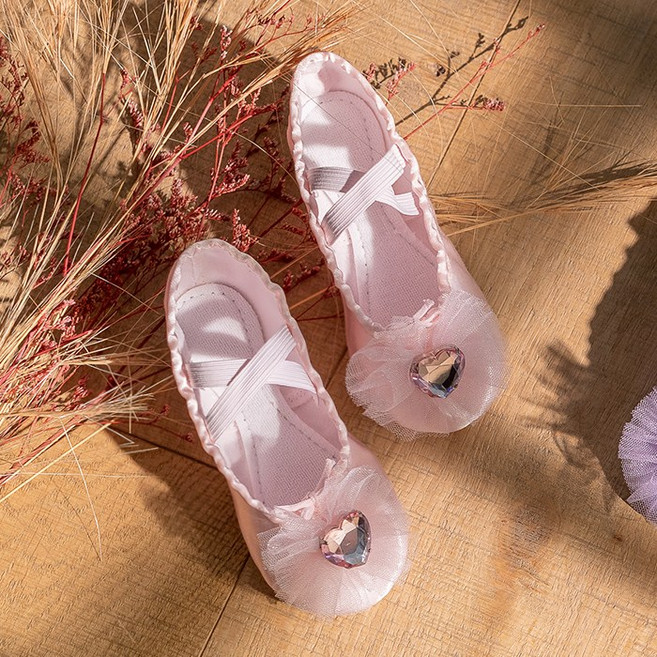 아떼르발레 ATB 2001 하트스톤슈즈 핑크 발레슈즈