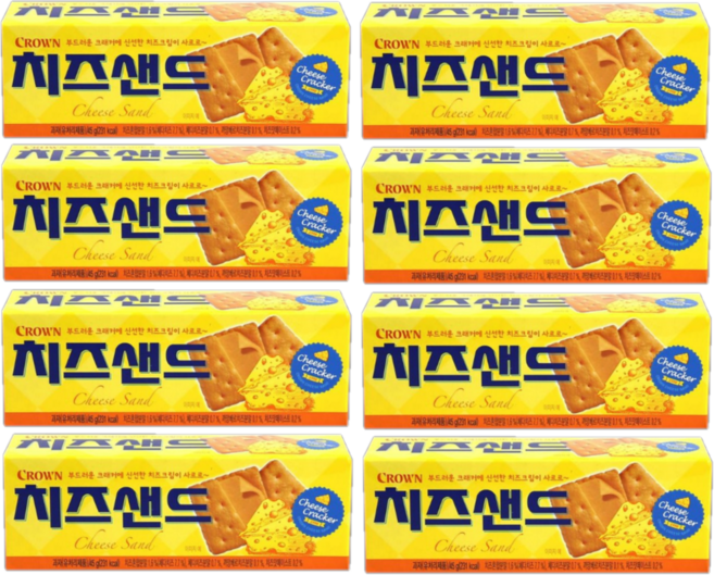 치즈샌드 과자, 45g, 8개
