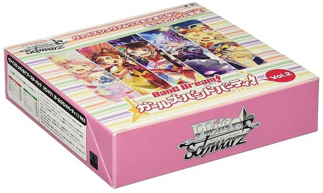 Bushiroad 부시로드 바이스슈발츠 부스터팩 뱅드림 걸즈 밴드 파티 Vol.2 BOX