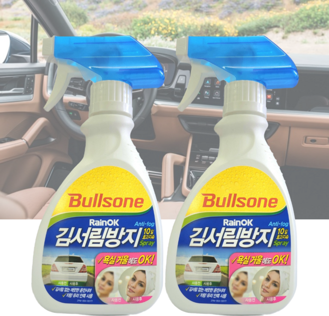 불스원 레인OK 김서림방지 스프레이 280ml, 2개