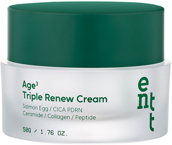 [ENTT] 트리플 리뉴 크림 시카 PDRN 탄력 장벽 속보습 케어, 1개, 50g