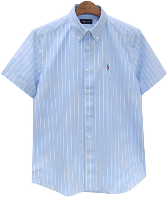 라파클럽 남녀공용 옥스포드 반팔 남방 셔츠
