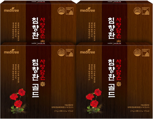 메디트리 사랑담은 침향환 골드, 없음, 112.5g, 4개