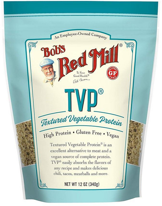Bob's Red Mill TVP (질감 식물성 단백질) - 355ml(12온스) (4팩) 글루텐 프리 비건 미국산 무향, 340g