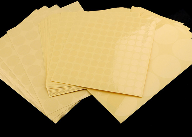 크리에잇투 PVC 투명 원형스티커, 13mm