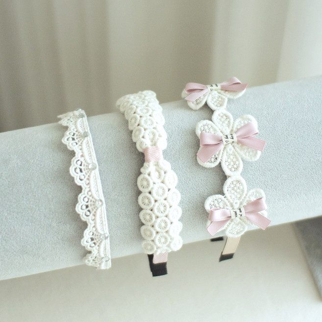 레이스 매니아 아동머리띠 코지 헤어밴드 3종 세트