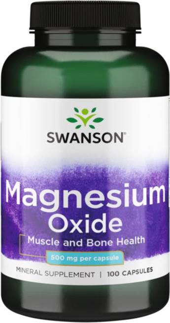 스완슨 마그네슘 옥사이드 500mg 캡슐, 100정, 1개 - 쿠팡